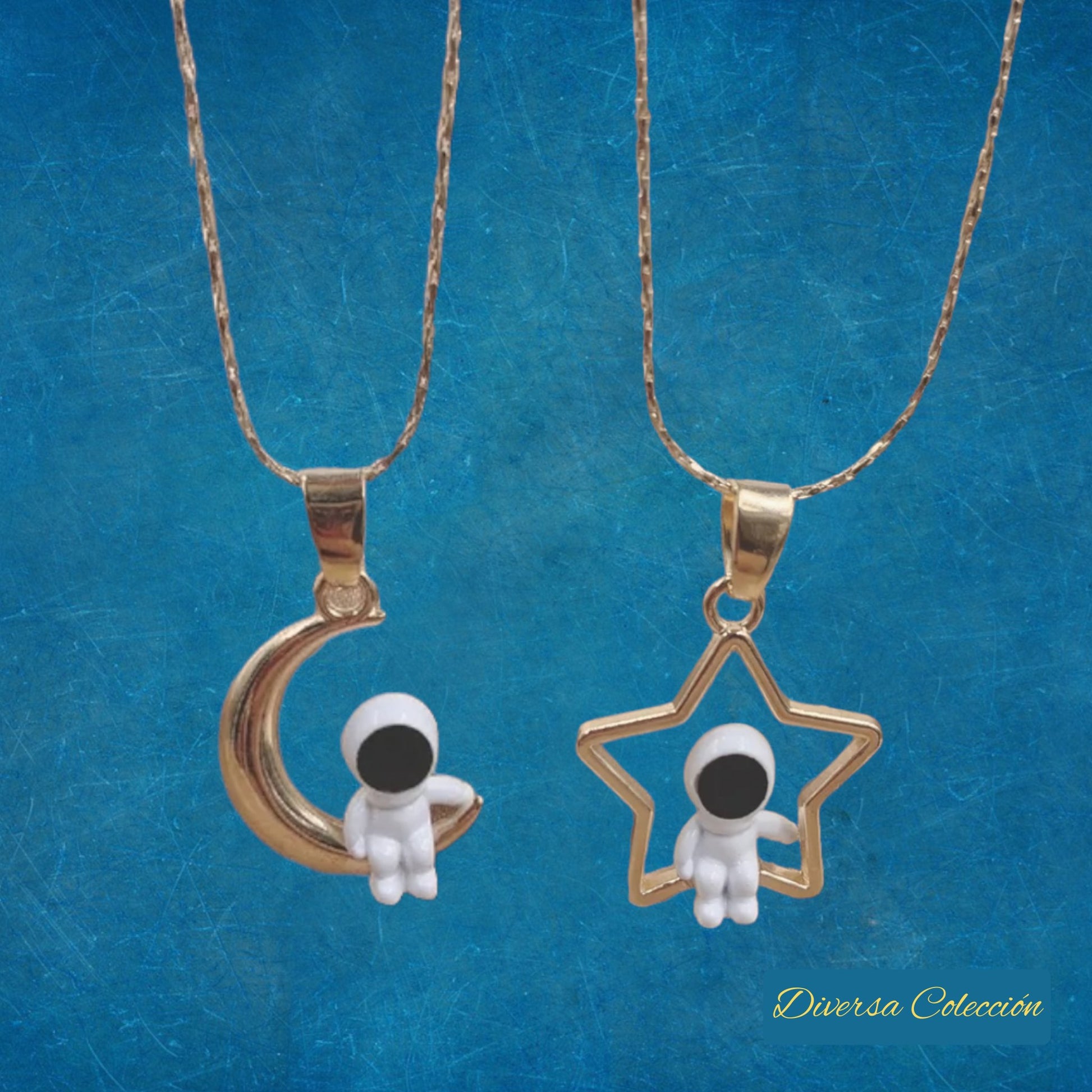 Collares Astronauta Star & Moon - Diversa Colección