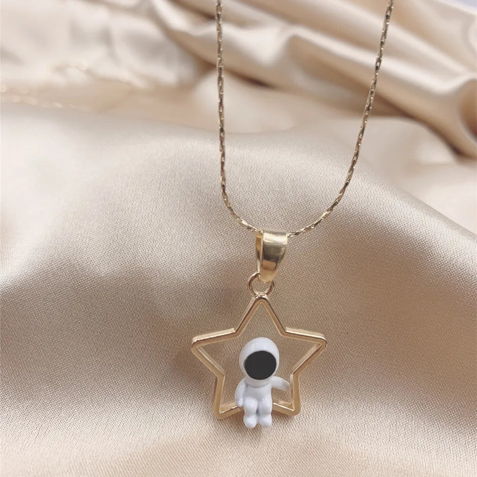 Collares Astronauta Star & Moon - Diversa Colección