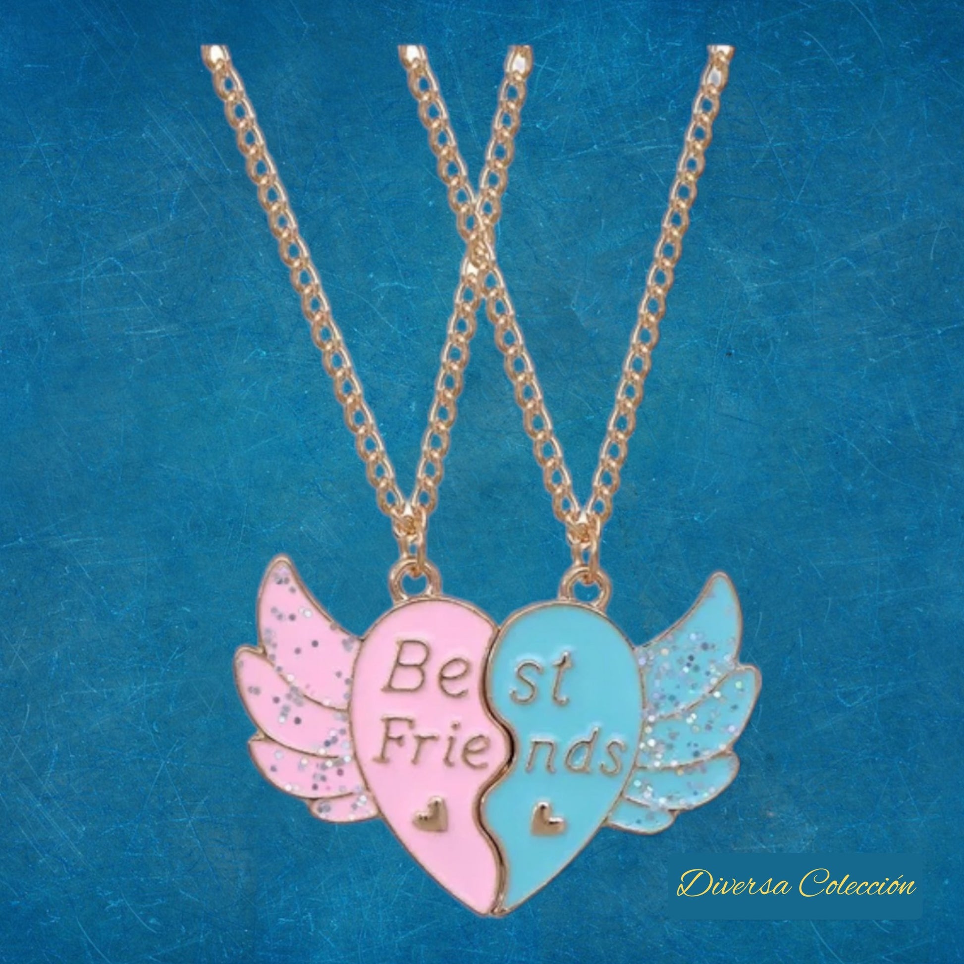 Collares Best Friends Corazón - Diversa Colección