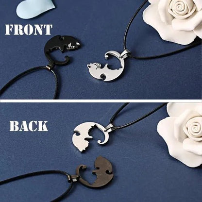 Collares Gatos Yin Yang - Diversa Colección