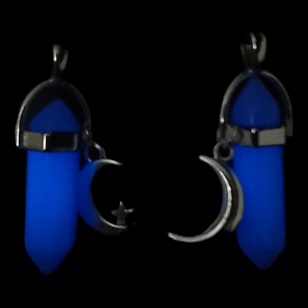 Collares Luna Azules Luminosos - Diversa Colección