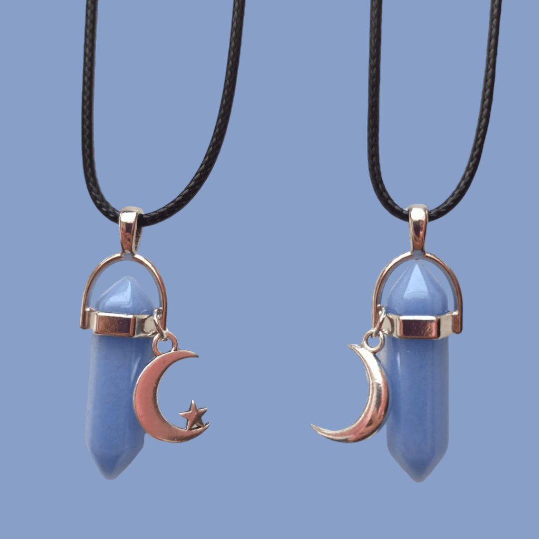 Collares Luna Azules Luminosos - Diversa Colección