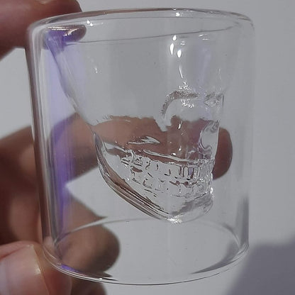 Copa Calavera Cristal 3D - Diversa Colección