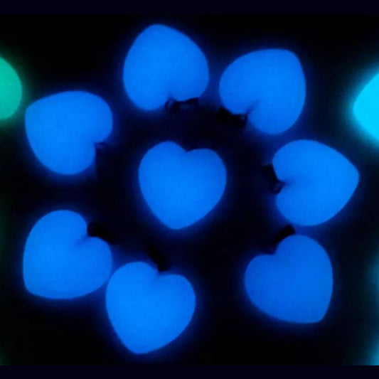 Cuarzo Luminoso Azul Corazón - Diversa Colección