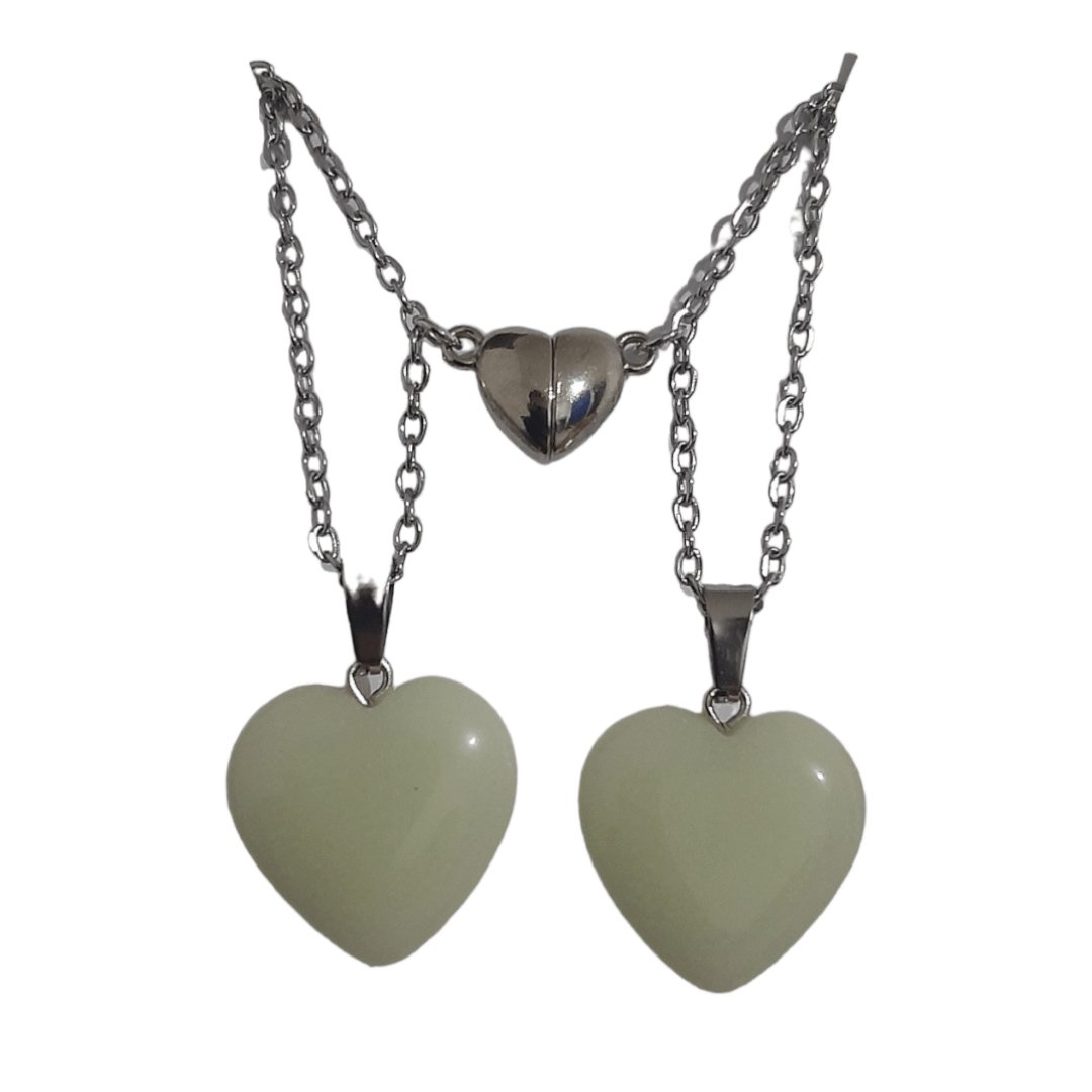 Cuarzos Corazón Luminosos Magnéticos - Diversa Colección