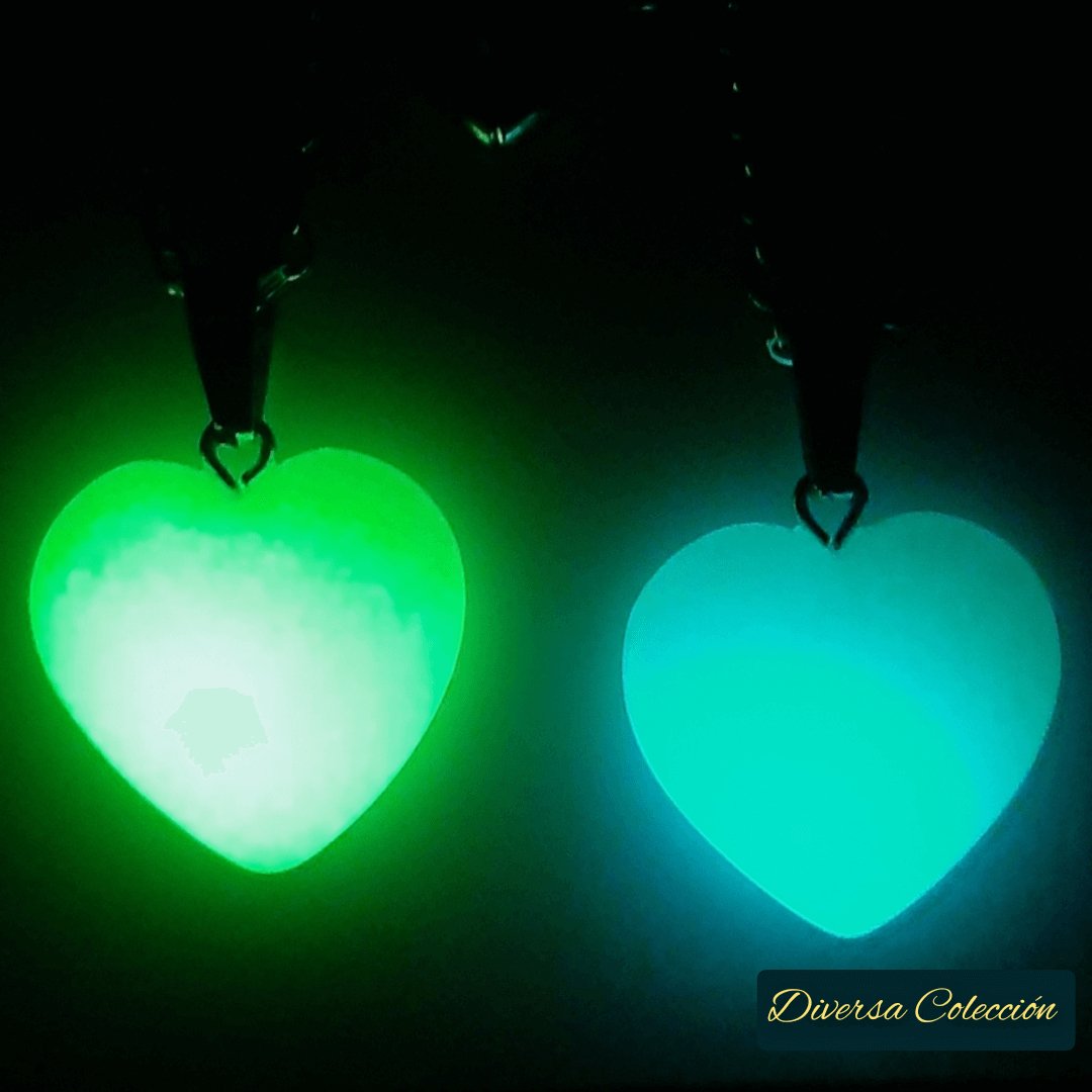 Cuarzos Corazón Luminosos Magnéticos - Diversa Colección