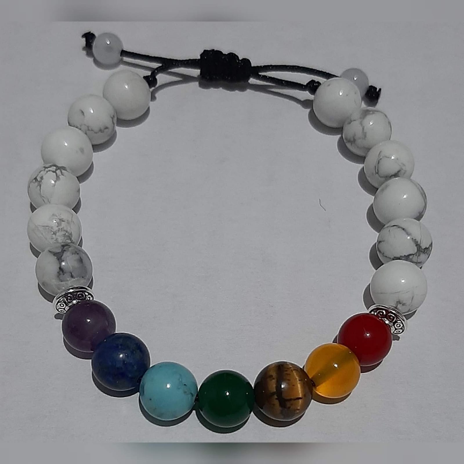 Pulsera 7 Chakras & White Turquoise - Diversa Colección