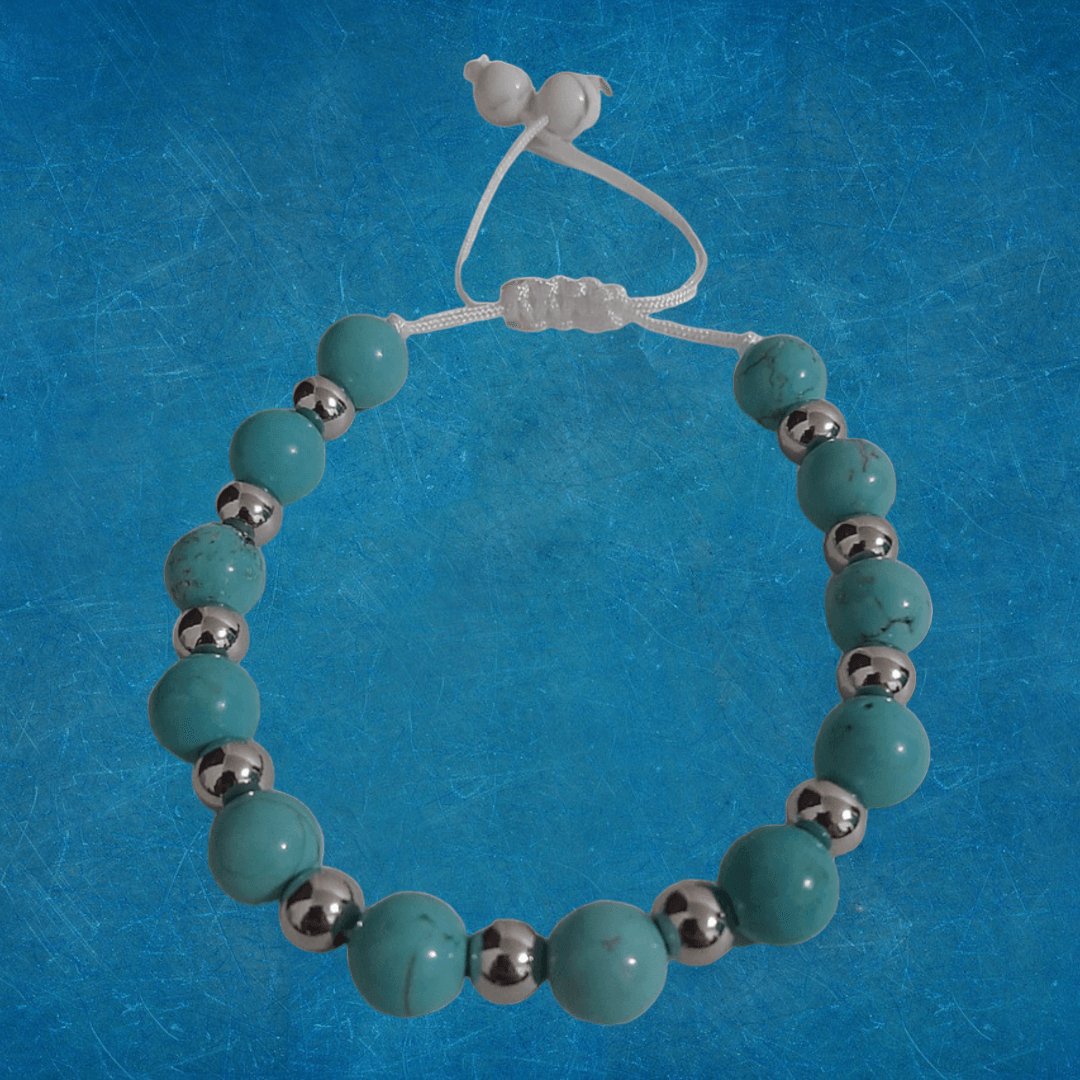 Pulsera Cuarzo Turquesa - Diversa Colección