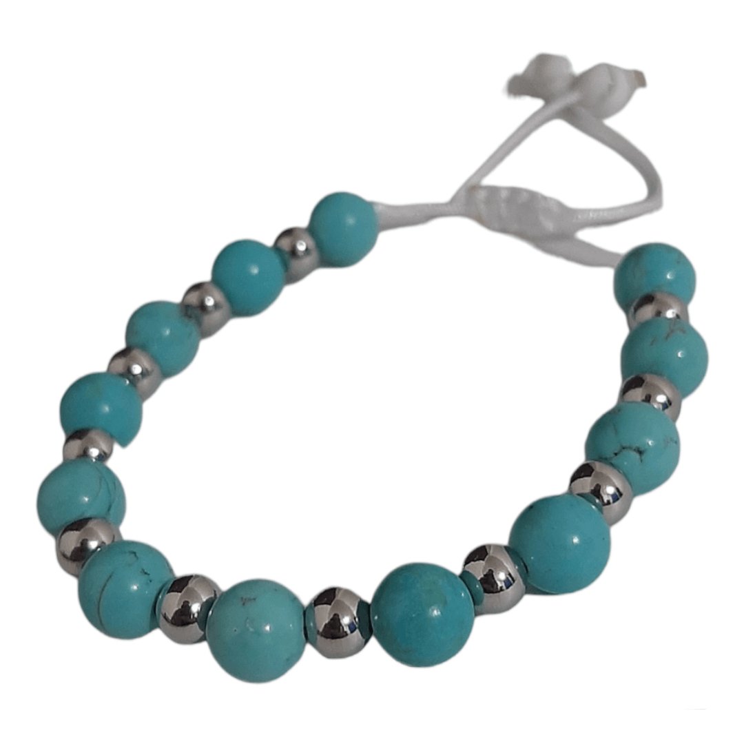 Pulsera Cuarzo Turquesa - Diversa Colección