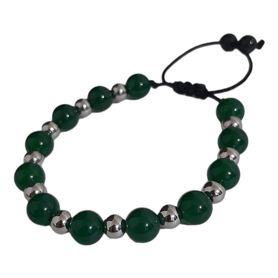 Pulsera Cuarzo Verde Ágata - Diversa Colección