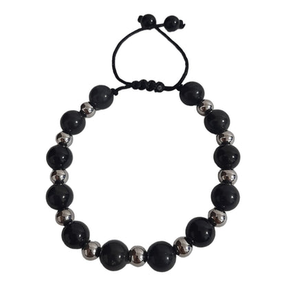 Pulsera Obsidiana Negra - Diversa Colección