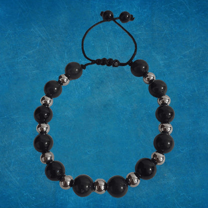 Pulsera Obsidiana Negra - Diversa Colección
