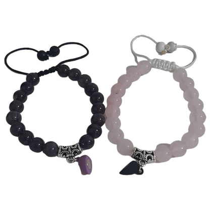 Pulseras Amethyst & Rose - Diversa Colección