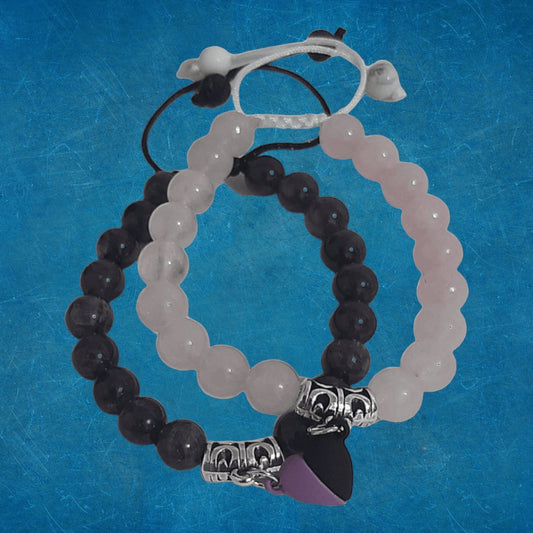 Pulseras Amethyst & Rose - Diversa Colección
