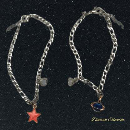 Pulseras Astronauta & Estrellas Magnético - Diversa Colección