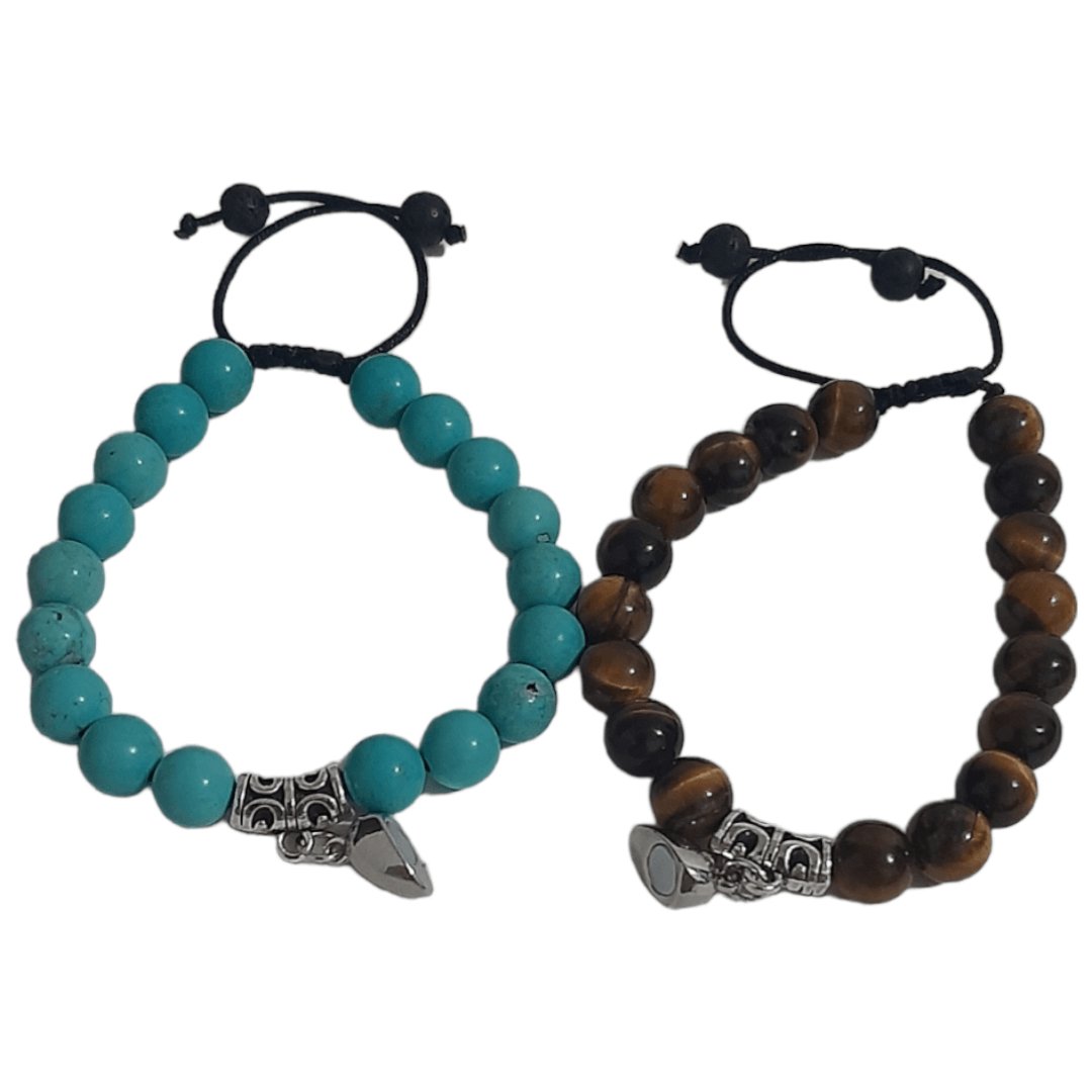 Pulseras EyeTiger & Turquoise - Diversa Colección