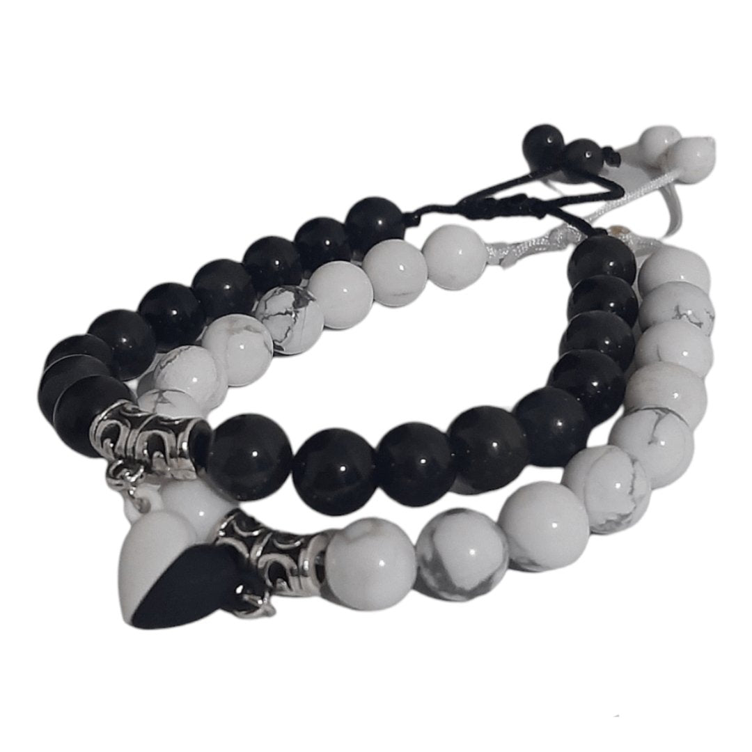 Pulseras Obsidiana & White Turquoise - Diversa Colección