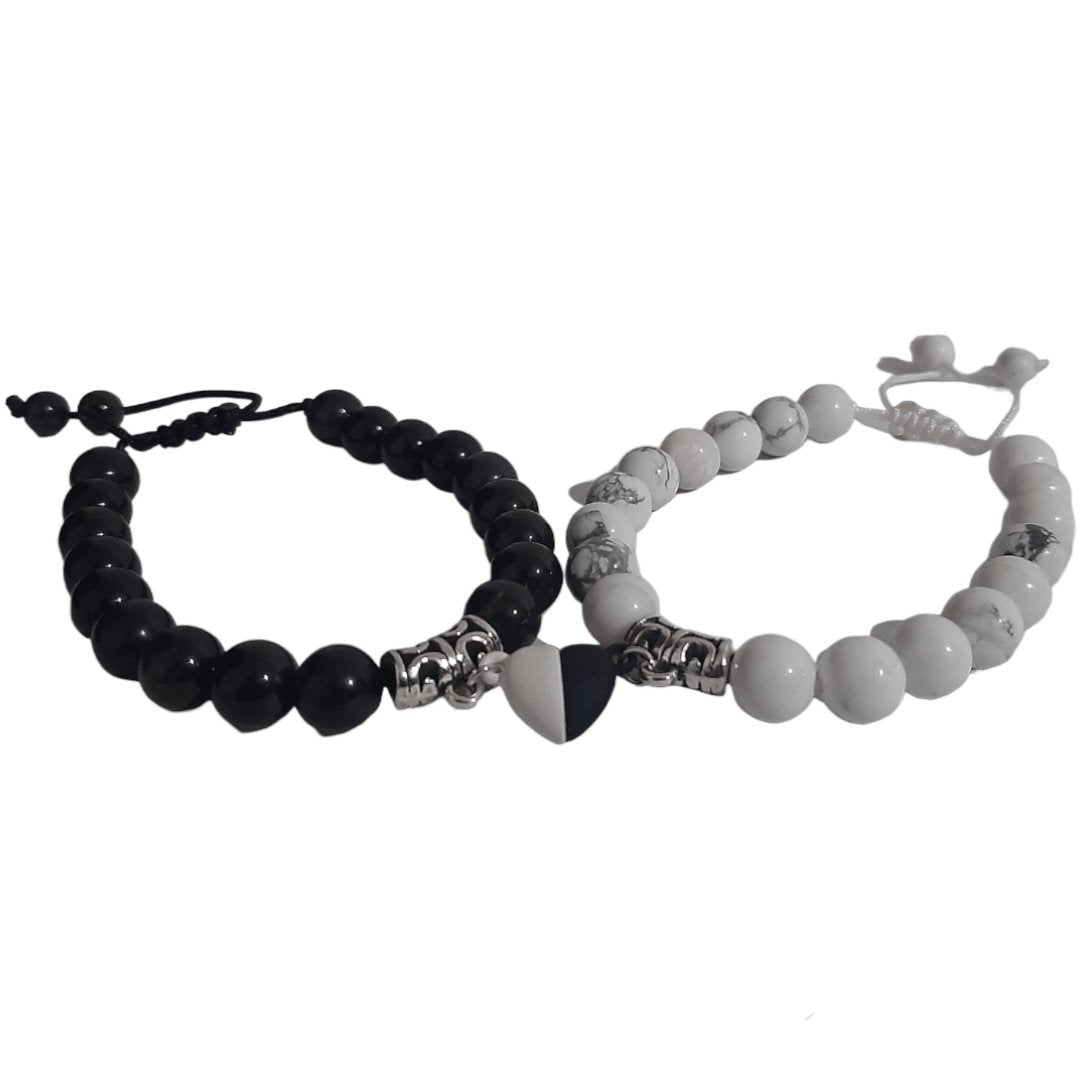 Pulseras Obsidiana & White Turquoise - Diversa Colección
