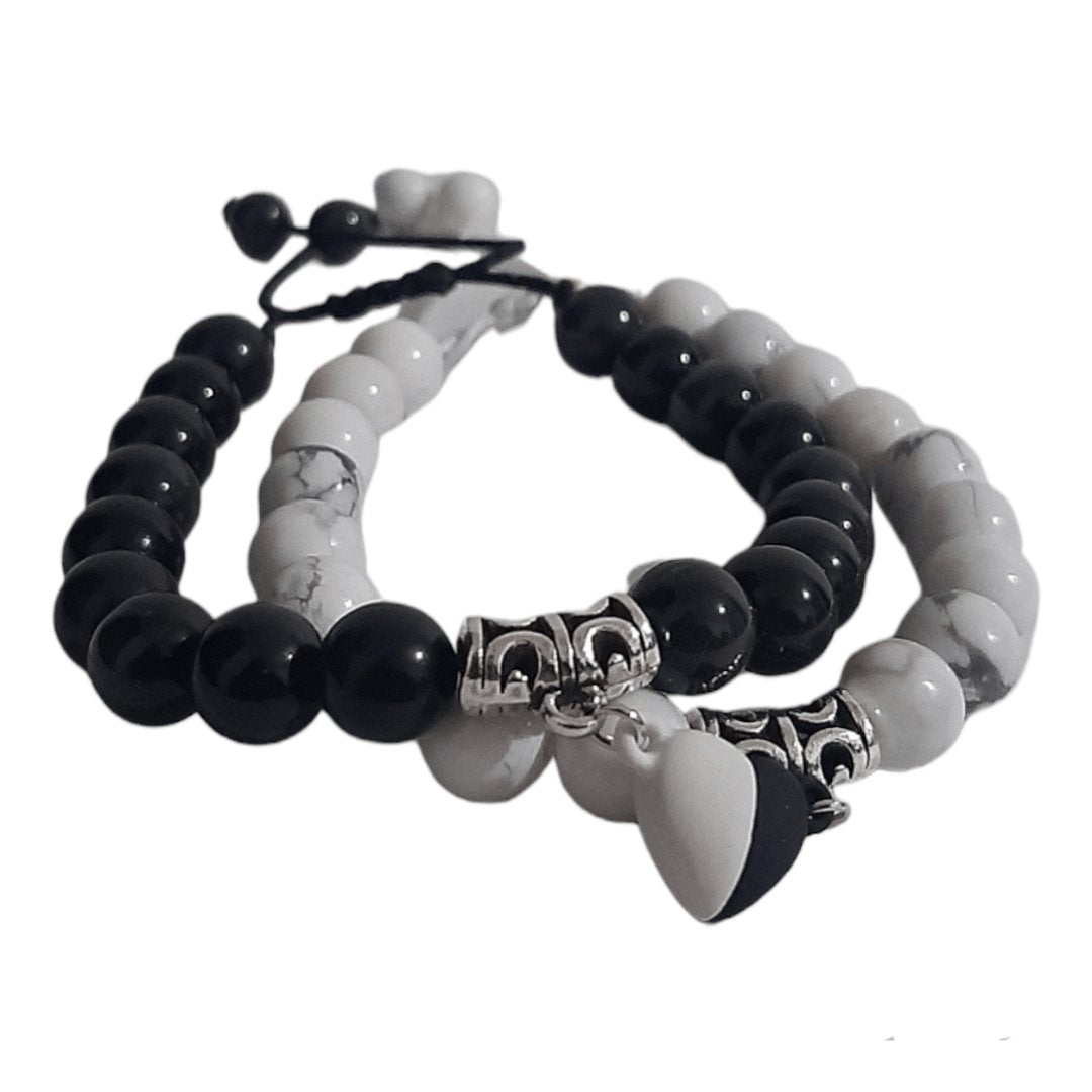 Pulseras Obsidiana & White Turquoise - Diversa Colección
