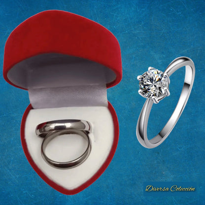 Set Anillos Circón S925 - Diversa Colección